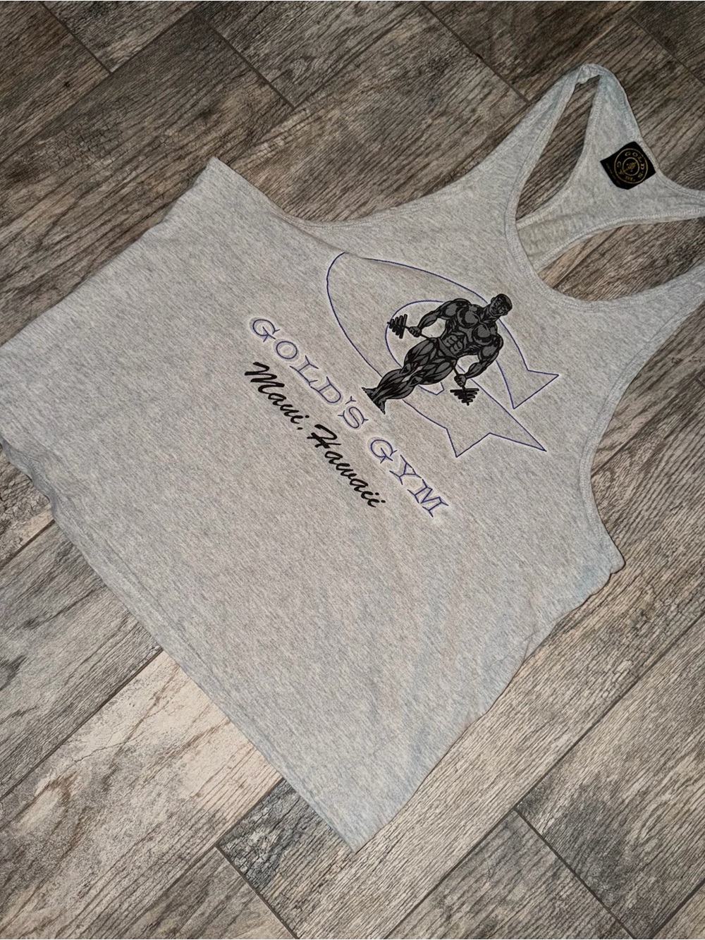 Vintage Gold’s Gym Maui Hawaii USA Tank Large